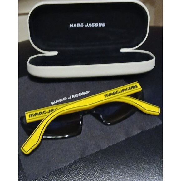Marc Jacobs Sunglasses Yellow/Black with designer case & Cleaning Cloth main image 12